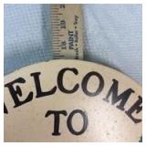 Personalized Kitchen Welcome Sign with Rooster