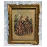 1800s French Fashion Plate 