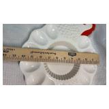 Teleflora Ceramic Chicken Egg Platter (Hand-Painted in Portugal)