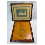 Decorative Wooden Plaques â Three Geese & a Poem by Edgar A. Guest