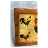 Decorative Rooster Tile Serving Tray