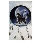 Moonlit Horse Dreamcatcher Wall Art