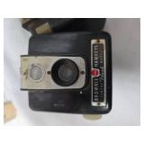 Lot of 2 vintage Kodak Brownie Hawkeye Flash Camera