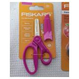 Lot of 2 Fiskars 5-inch Kids Safety Scissors