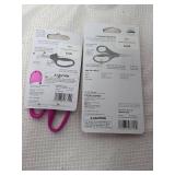 Lot of 2 Fiskars 5-inch Kids Safety Scissors