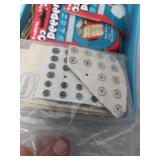 Lot of different craft and sewing supplies