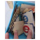 Lot of different craft and sewing supplies