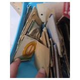 Lot of different craft and sewing supplies