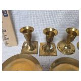 Brass Candle Holders Set