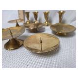 Brass Candle Holders Set