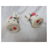White Doves decor,  set of 2