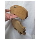 Wooden Pig Welcome Sign