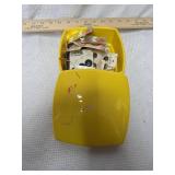 Button Collection in Yellow Case