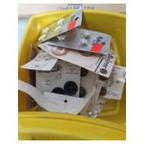 Button Collection in Yellow Case