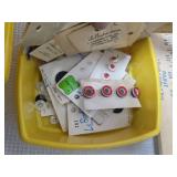 Button Collection in Yellow Case