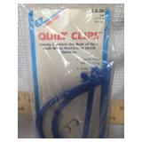 Blue Quilt Clips for Machine and Hand Quilting
