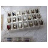 Sewing Machine Bobbins with Storage Cases