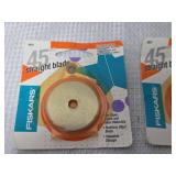 Fiskars 45mm Rotary Cutter Replacement Blades Set, lot of 3