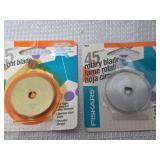 Fiskars 45mm Rotary Cutter Replacement Blades Set, lot of 3