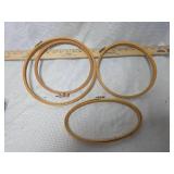 Wooden Embroidery Hoops Set