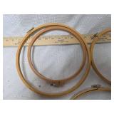 Wooden Embroidery Hoops Set
