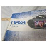 Naxa NDL-256 7-inch Bluetooth DVD Boombox, appears in near New condition