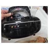 Naxa NDL-256 7-inch Bluetooth DVD Boombox, appears in near New condition