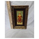 L. Duchamp Signed Figure in Red oil painting