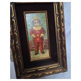 L. Duchamp Signed Figure in Red oil painting