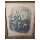 French Fashion Scene Print - Le Magasin des Familles