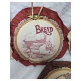 Decorative Kitchen Embroidery Hoop Art Set