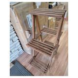 Nice wooden plant shelf