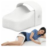 SUDAHIA Knee Pillow for Side Sleeper with Adjustable Strap, Memory Foam Leg Support Cushion for Comfortable Sleep, Spine Alignment, and Relief of Sciatica, Back, Hip, Knee & Joint Pain