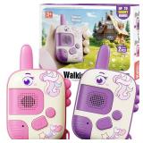 Walkie Talkies Toys for Girls:Unicorn Toys 2 Pack Birthday Gifts for 3 4 5-7 8 Year Old Girls Toy for 4 5 6 7 8-10 Year Old Camping Outdoor Games,Christmas Stocking Stuffers for Girls Kids - Retail: $