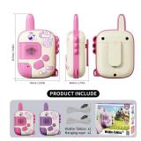 Walkie Talkies Toys for Girls:Unicorn Toys 2 Pack Birthday Gifts for 3 4 5-7 8 Year Old Girls Toy for 4 5 6 7 8-10 Year Old Camping Outdoor Games,Christmas Stocking Stuffers for Girls Kids - Retail: $