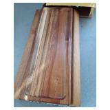 Danfoxer Sofa Arm Tray,Acacia Wood Folding Couch Arm Tray,Sofa Armrest Trays with Anti-Slip Pad for Drinks,Snacks,Phone,Remote Control - Retail: $24