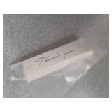 Yinkin 36 Pcs Employee Appreciation Gifts Thank You Coworker Keychain Gifts with Organza Bags and Thank You Cards (White) - Retail: $13