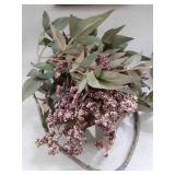 Vase Not Included Zeyune 1 Pcs Artificial Dusty Plum Berry Stem 35 Inch Spring Faux Flowers Picks Branches Fake Realistic Sedum Stem Spray for Wedding Holiday Seasonal Farmhouse Mantel Harvest DIY Hom