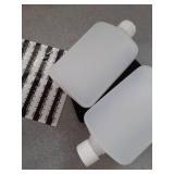 KEVTVEK 14 Pcs Urine Test Complete Kit Includes 2 Translucent Portable Travel Empty Bottles, 10 Adhesive Temperature Test Strips, Neoprene Bag and Hi-Stretch Hidden Leg Straps - Retail: $13