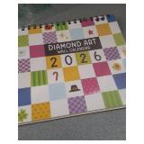 CALANDER ONLY MISSING ACCESSORIES 2026 Diamond Art Wall Calendar, 12-Month DIY Diamond Painting Kit with To Do List, Christmas Home Office Decoration gift - Retail: $10