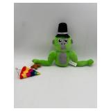 Only Party Hat Adenzai Monkey Plush - Stuffed Animal for Game Fans, Ideal for Birthday Parties Cute Halloween Plush Toy â Soft Stuffed Animal Plushie, Gift for Kids & Adults (Green) - Retail: $26