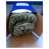 MIULEE Moss Green Decorative Throw Pillow Covers 18x18 Inch for Couch Bed Sofa Spring Decor Pack of 2 Boho Farmhouse Throw Pillows Soft Cross Corduroy Patchwork Textured Cushion Cases - Retail: $15