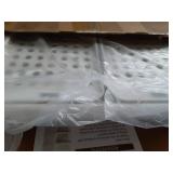 SNSLXH 5 Pack Stackable Closet Storage Basket, Multifunctional & Foldable Closet Organizer for Bathroom Kitchen Laundry Room Wardrobe Storage, Space-Saving Clothes Storage Drawer Organizer, White - Re