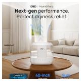 PRE OWNED Dreo Humidifiers for Bedroom, 4L Top Fill for Large Room, 36H Runtime, 28 dB Quiet Supersized Cool Mist Air Humidifier for Baby Nursery, Plants, Indoor, Night Light, Easy to Clean & Fill, Wh