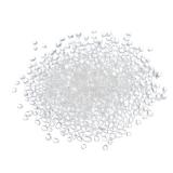 uxcell Round Fire Glass Beads, Glass Marbles, Glass Pebbles, Vase Fillers Beads Gems for Fish Tank Aquarium 3-6mm 300g/0.67 Lbs Clear - Retail: $10