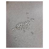 uxcell Round Fire Glass Beads, Glass Marbles, Glass Pebbles, Vase Fillers Beads Gems for Fish Tank Aquarium 3-6mm 300g/0.67 Lbs Clear - Retail: $10