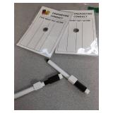 FIMXSD 2Pcs Volleyball Rotation Wheel,Portable Volleyball Rotation Trackers with Marker,Volleyball Lineup Cards for Coaches Referees Officials - Retail: $12