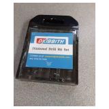 DKIBBITH 7 Pack Dry Diamond Drill Bits & Tile Drill Bits Set for Ceramic, Porcelain, Marble, Granite, Stone, Glass - Round Shank 3/16\", 1/4\"(x2), 5/16\", 3/8\", 1/2\"+1 Pack Masonry Drill Bit 1/4\" 