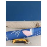 Mahjong Mat for Table with Rules Anti Slip and Noise Reduction Table Cover for Mahjong, Poker, Card Games, Board Games, Dominoes, Tile Games 31.5\" x 31.5\" with 1 Carrying Bag (Deep Blue) - Retail: $