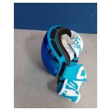 COPOZZ Ski Goggles, G1 OTG Snowboard Snow Goggles for Men Women Youth, Interchangeable Double Layer Anti Fog UV Protection Lens, Polarized Goggles Available (G1-Polarized Blue Lens (VLT 24.5%)) - Reta